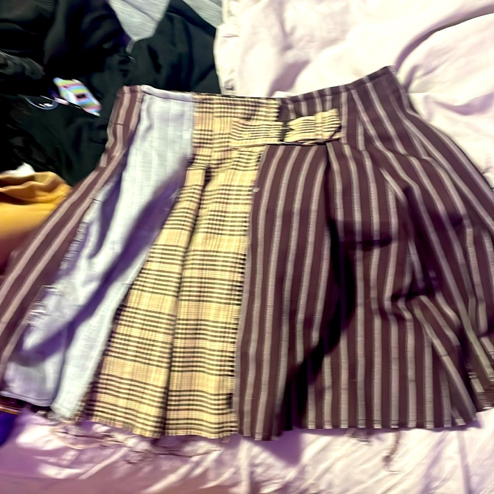 Plaid skirt
